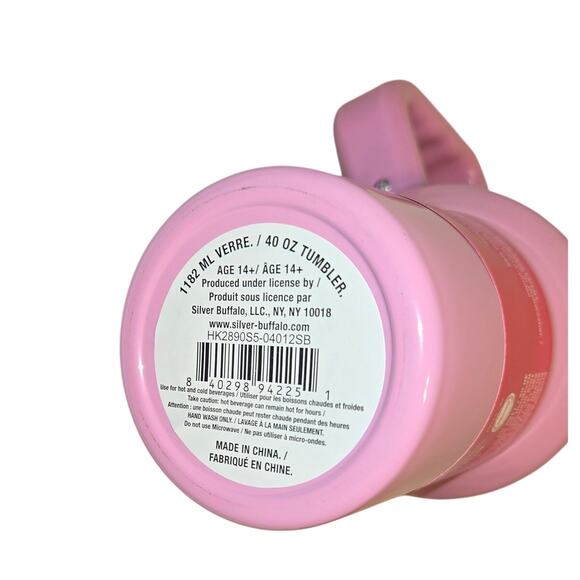 Hello Kitty 40 oz Stainless Steel Tumbler Pink with Lid and Straw - Picture 6 of 6